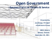 Open Gov - Renewed citizen & servic...