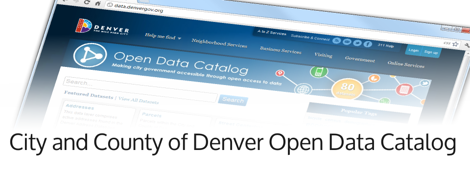City and County of Denver Open Data Catalog (Powered by the .NET Front-end to OpenColorado)
