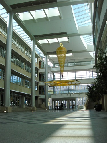 Atrium of the Webb Building via Green Passive Solar